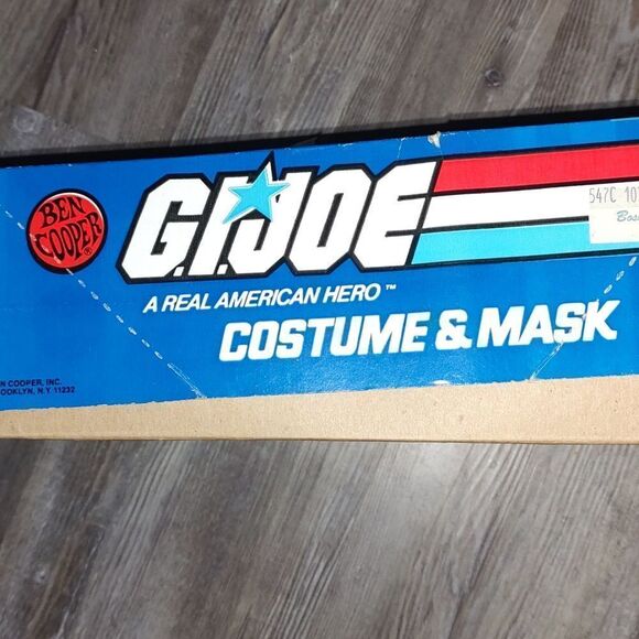 Vintage Ben Cooper GI Joe Mask and Costume  Sz M in box - Picture 12 of 12